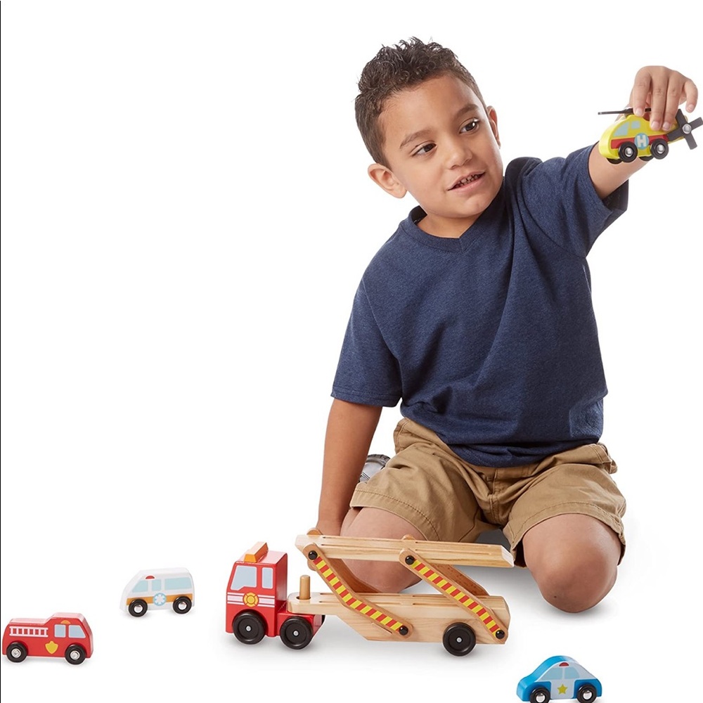 Melissa and Doug Wooden truck carrier